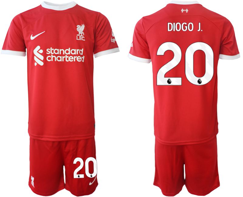 Men 2023-2024 Club Liverpool home red 20 Soccer Jersey